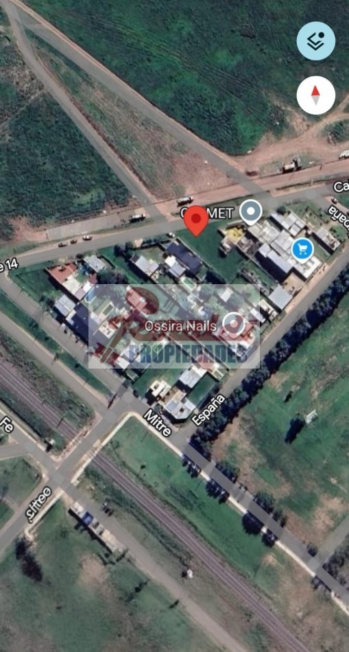 Venta terreno Gral. Lagos, Calle 14 y Mitre, 410m2