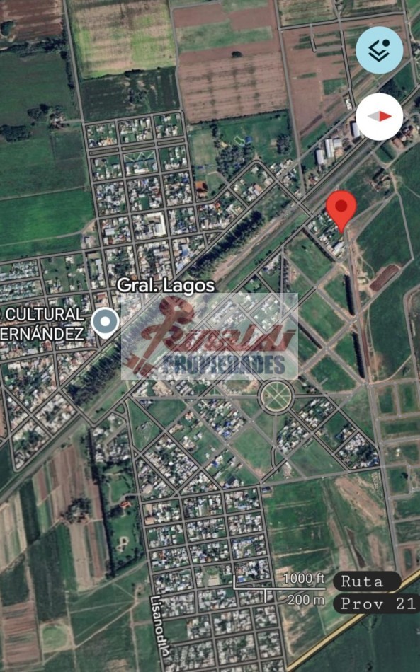 Venta terreno Gral. Lagos, Calle 14 y Mitre, 410m2