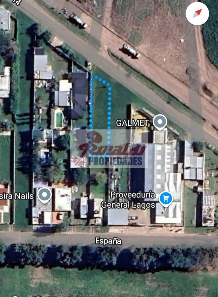 Venta terreno Gral. Lagos, Calle 14 y Mitre, 410m2